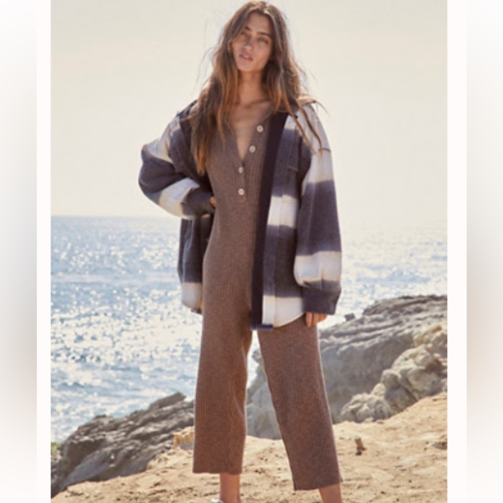 Free People Beach knit jumpsuit - Zuma Sweater one piece